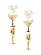 Banana Republic Womens Drink Party Stud Earring Pack Gold Size One Size
