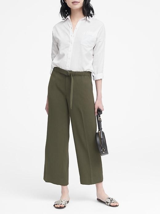 Banana Republic Japan Exclusive Logan Trouser-fit Cropped Pant