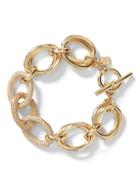 Banana Republic Womens Pave Link Bracelet Gold Size One Size