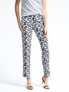 Banana Republic Womens Avery Fit Floral Pant - Silky Floral Cool