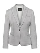 Banana Republic Womens Petite Exclusive Classic-fit Satin Blazer Gray Size 10