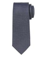 Banana Republic Mens Micro Geo Silk Nanotex Tie Navy Blue Size One Size