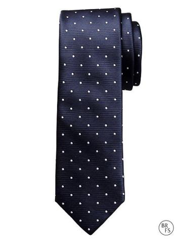 Banana Republic Factory Navy Polka Dot Tie - True Navy