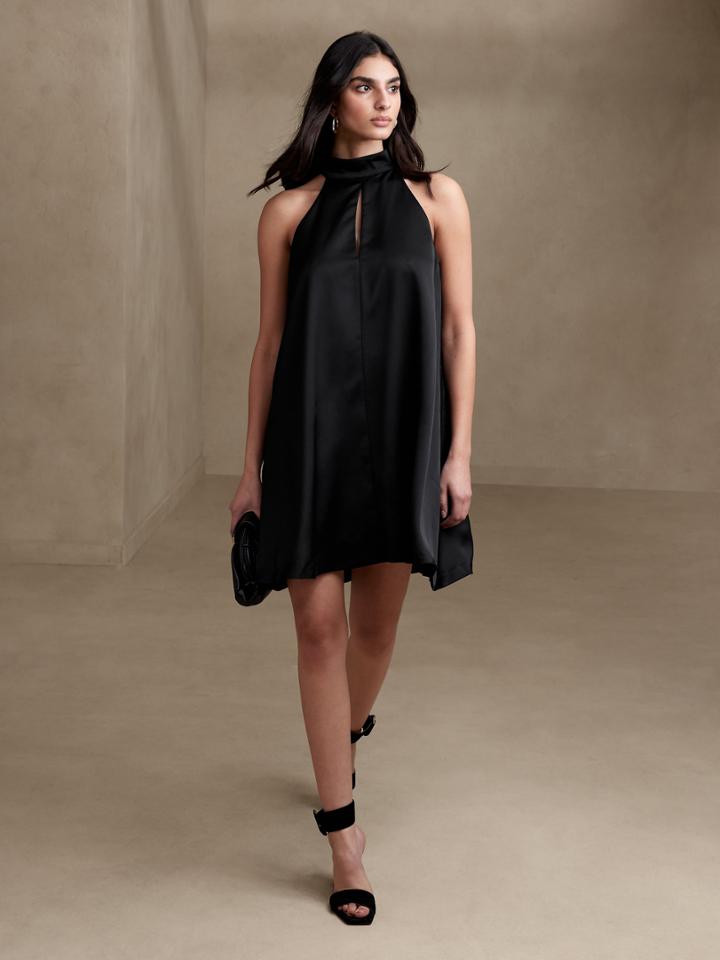 Lili Satin Mini Dress