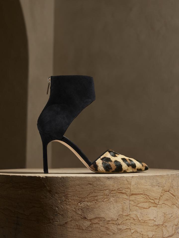 Valais Haircalf Leather Heel