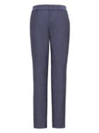 Banana Republic Womens Avery Straight-fit Lightweight Wool Pant Navy Size 14