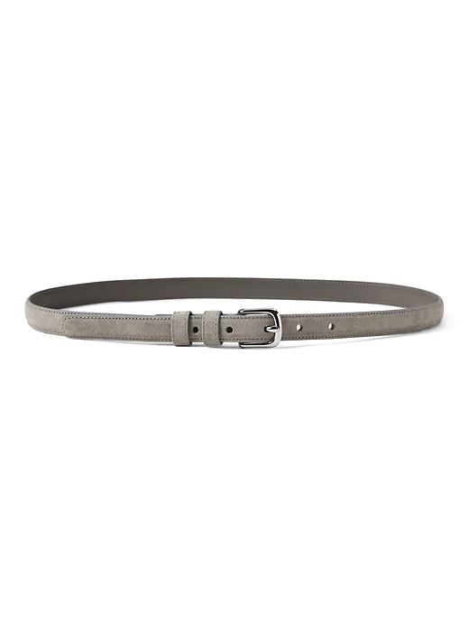 Banana Republic Womens Suede Small Trouser Belt Gray Size S