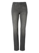 Banana Republic Womens Slim-straight Gray Wash Jean Dark Gray Size 27