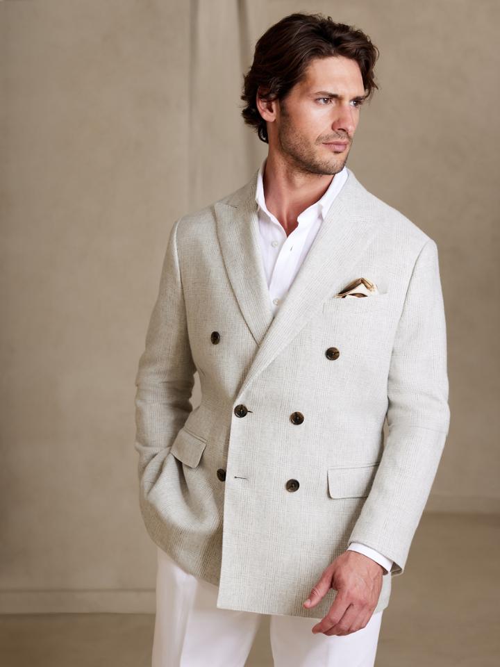 Gabriel Linen-wool Blazer