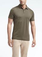 Banana Republic Mens Supima Cotton Polo - Utility Green
