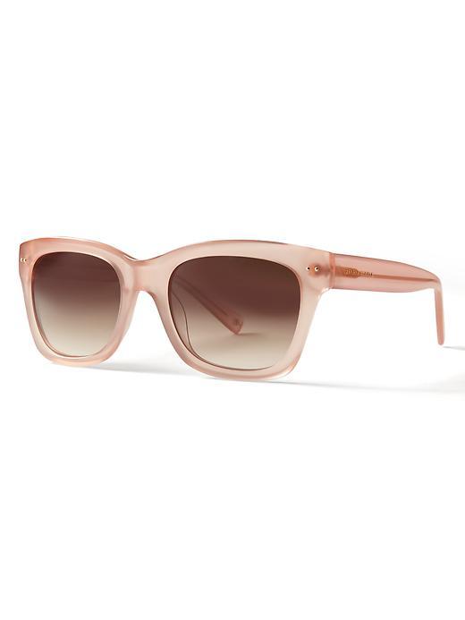 Banana Republic Margeaux Sunglasses Size One Size - Nude