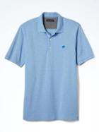 Banana Republic Mens Slim Pique Polo - Baby Blanket Blue