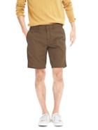 Banana Republic Mens Aiden Slim Elasticized Back Short Size 28w - Dark Acorn