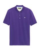 Banana Republic Mens Slim Signature Pique Polo Shirt Violet Size Xxl