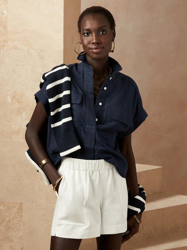Essential Roll-cuff Shirt