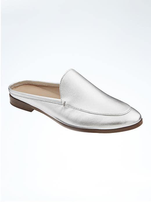 Banana Republic Demi Slide - Silver