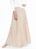 Banana Republic Womens Sketched Floral Maxi Skirt Size 0 Petite - Organic Natural