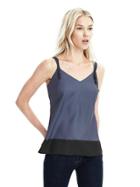 Banana Republic Womens Heritage Silk Ombre Cami - Dusty Blue