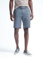Banana Republic Mens Aiden Luxe Stretch Short - Stormy Blue