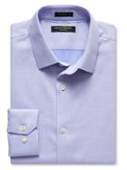 Banana Republic Mens Camden Fit Non Iron Textured Shirt Size L Tall - Deep Periwinkle