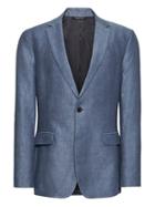 Banana Republic Mens Standard Blue Linen Suit Jacket Comet Blue Size 32