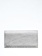 Banana Republic Rechargeable Scalloped Clutch - Silver