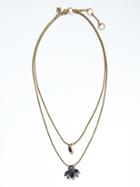 Banana Republic Pearl Heirloom Built In Necklace - Blue