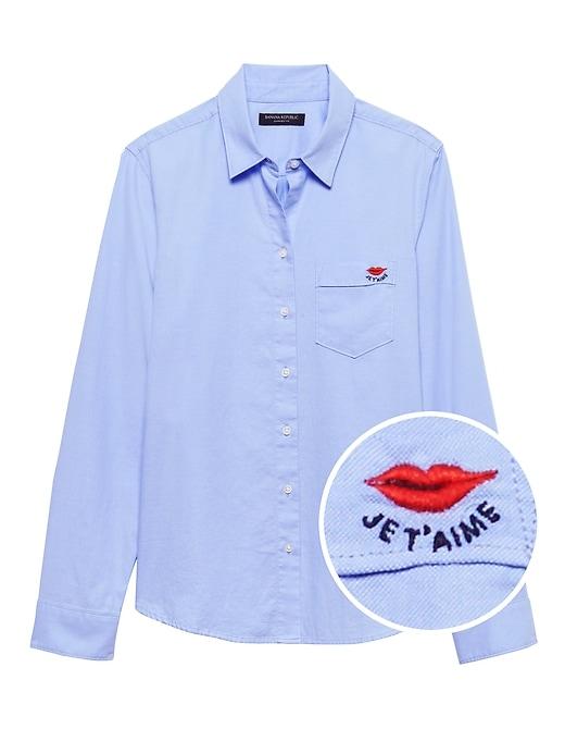 Banana Republic Quinn Straight-fit Oxford Shirt