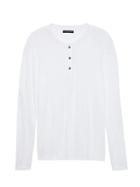 Banana Republic Mens Vintage 100% Cotton Henley T-shirt White Size L