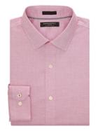 Banana Republic Mens Camden Standard-fit Non-iron Stretch Shirt Lipstick Red Size Xxs
