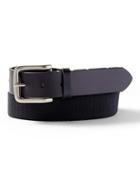 Banana Republic Mens Stretch-web Buckle Belt Navy Blue Size 44