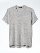 Banana Republic Mens Heritage Marled Tee - Gray Texture