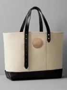 Banana Republic Womens Fleabags Patch Tote Size One Size - Black