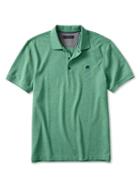 Banana Republic Mens Signature Pique Polo Size M Tall - Green Heather