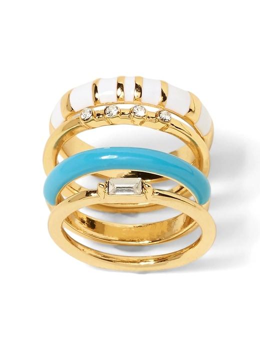 Banana Republic Enamel Ring Stack