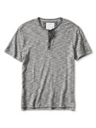 Banana Republic Mens Heritage Textured Henley Size Xxl - Black