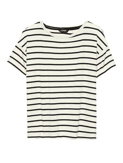 Banana Republic Petite Soft Stretch Relaxed T-shirt