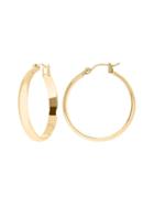 Banana Republic Womens Medium Hollow Hoop Earring Gold Size One Size