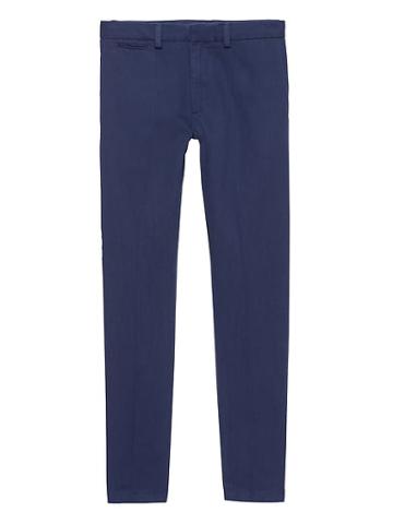 Banana Republic Mens Heritage Athletic Tapered Dark Wash Selvedge Denim Jean Rinse Wash Size 30w