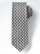 Banana Republic Mens Giraffe Silk Nanotex Tie - Light Brown