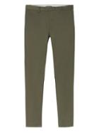 Banana Republic Mens Fulton Skinny Rapid Movement Chino Pant Greek Olive Size 33w