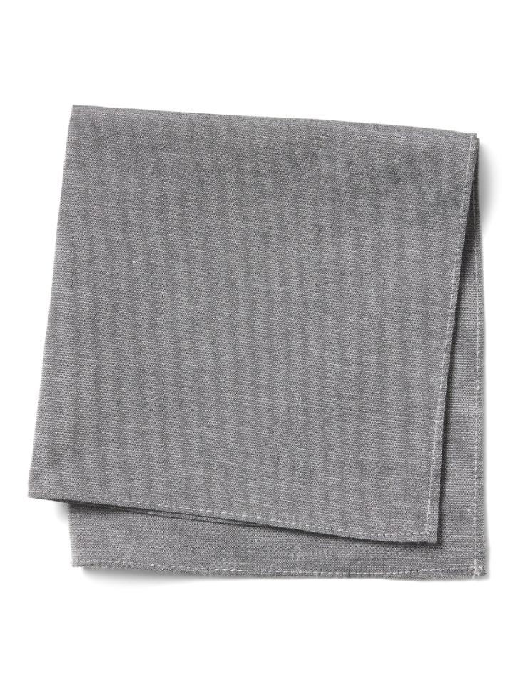 Basic Chambray Pocket Square