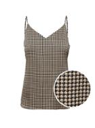 Banana Republic Womens Elephant Print Strappy Camisole Black & Beige Elephant Print Size L