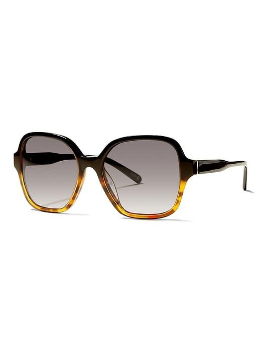 Banana Republic Womens Leila Sunglasses Black Multi Size One Size