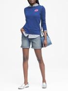 Banana Republic Womens Medium Wash 8 Denim Short Medium Wash Size 20