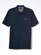 Banana Republic Mens Slim Pique Polo - Hague Blue
