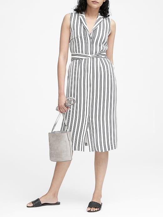 Banana Republic Stripe Trench Dress