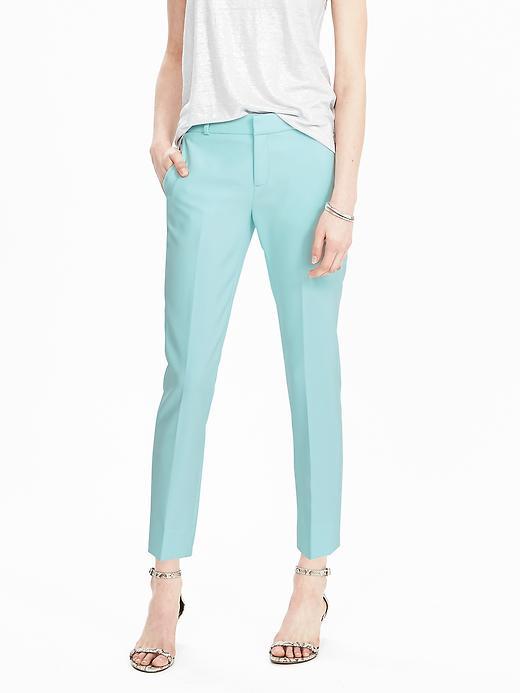 Banana Republic Womens Avery Fit Crop Size 0 Regular - Light Blue
