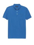 Banana Republic Mens Slim Luxury-touch Polo Shirt Blue Paradise Size Xxl