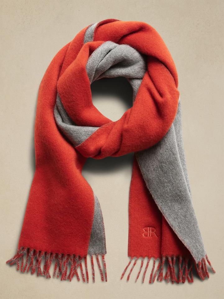 Reversible Cashmere Scarf